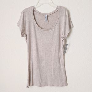 NWT JO & CO JEANS Tan Short Sleeve Shirt